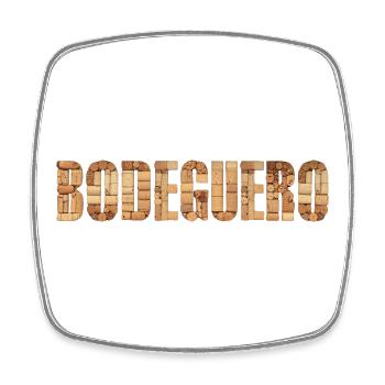 Bodeguero – Tradición y pasión del vino - Square fridge magnet - white - Front