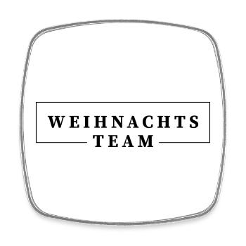 Christmas Team - Square fridge magnet - white - Front