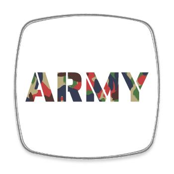 ARMY Switzerland TAZ83 camouflage - Square fridge magnet - white - Front