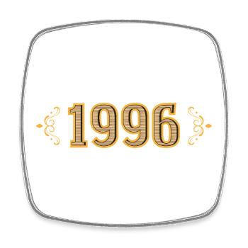 Légende depuis 1996 rétro 1996 - Magnet carré - blanc - Devant