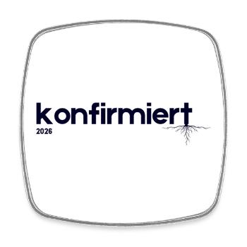 Confirmation 2026 – Gift I Modern Shirt - Square fridge magnet - white - Front