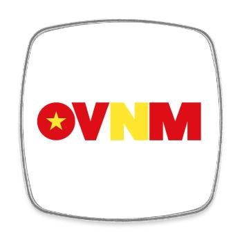 Viêt Nam - Magnet carré - blanc - Devant