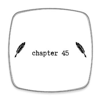 Chapter 45 Birthday - Square fridge magnet - white - Front