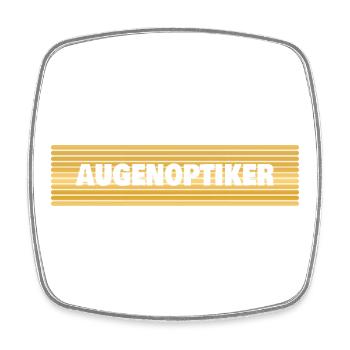 Geschenk für Augenoptiker - Viereckiger Kühlschrankmagnet - Weiß - Vorne