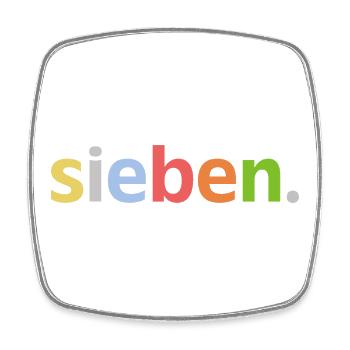 7. Geburtstag Junge Sieben 7 Jahre Jubiläum  - Viereckiger Kühlschrankmagnet - Weiß - Vorne