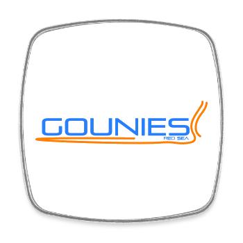 El Gounies - pas seulement une marque - Magnet carré - blanc - Devant