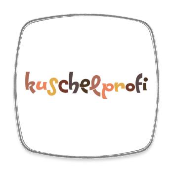 Kuschelprofi Essentials - Starter Edition - Viereckiger Kühlschrankmagnet - Weiß - Vorne
