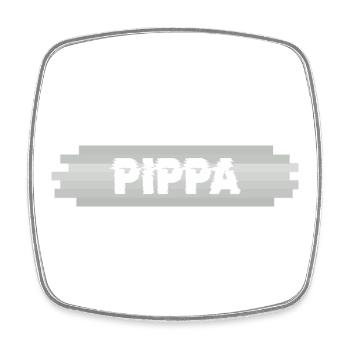 Geburtstag Pippa - Viereckiger Kühlschrankmagnet - Weiß - Vorne