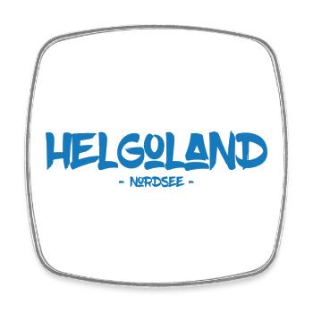 Helgoland - Nordsee - Insel - Lange Anna - Viereckiger Kühlschrankmagnet - Weiß - Vorne