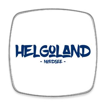 Helgoland - Nordsee - Insel - Lange Anna - Viereckiger Kühlschrankmagnet - Weiß - Vorne