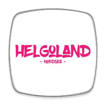 Helgoland - Nordsee - Insel - Lange Anna - Viereckiger Kühlschrankmagnet - Weiß - Vorne