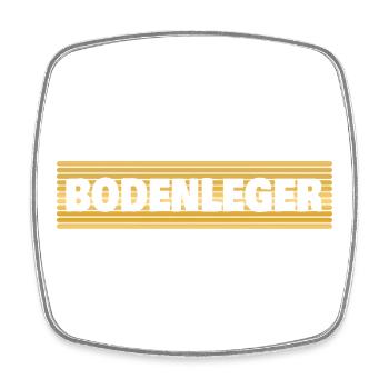 Vocation as a floor layer - Square fridge magnet - white - Front