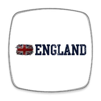 Drapeau vintage angleterre - Magnet carré - blanc - Devant
