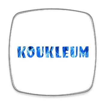 Chilly for everyone who is cold # - Square fridge magnet - white - Front