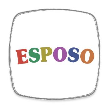Esposo Husband To Be Groom Married Men Wedding - Square fridge magnet - white - Front