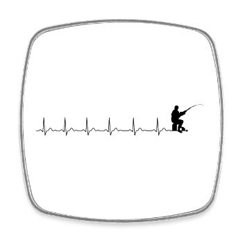 Please upload the design image - Square fridge magnet - white - Front