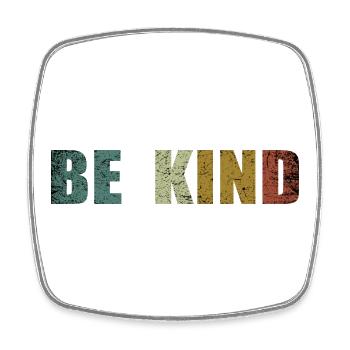 Be Kind - Square fridge magnet - white - Front