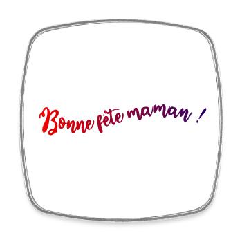 MAMA. MUTTERTAG. ALLES GUTE ZUM GEBURTSTAG - Viereckiger Kühlschrankmagnet - Weiß - Vorne