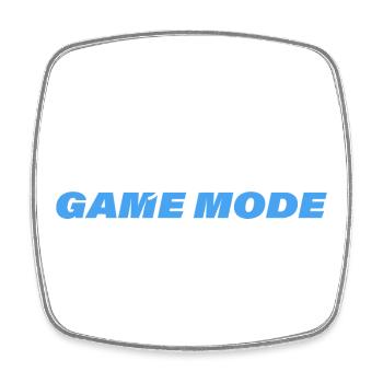 ALWAYS IN GAME MODE - Viereckiger Kühlschrankmagnet - Weiß - Vorne