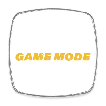 ALWAYS IN GAME MODE - Viereckiger Kühlschrankmagnet - Weiß - Vorne