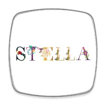 Stella - Square fridge magnet - white - Front