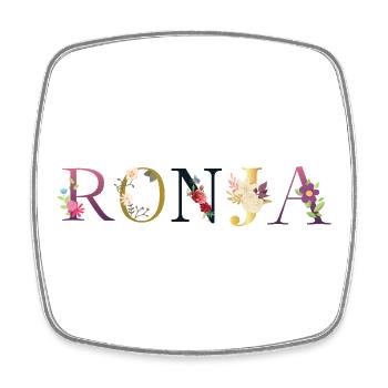 Ronja - Magnet carré - blanc - Devant