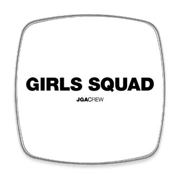 Girls Squad (JGA - Jungesellenabschied) - Viereckiger Kühlschrankmagnet - Weiß - Vorne