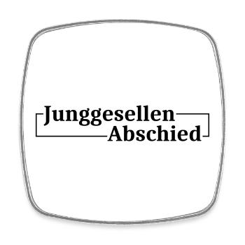 Junggesellenabschied Jga Party - Viereckiger Kühlschrankmagnet - Weiß - Vorne
