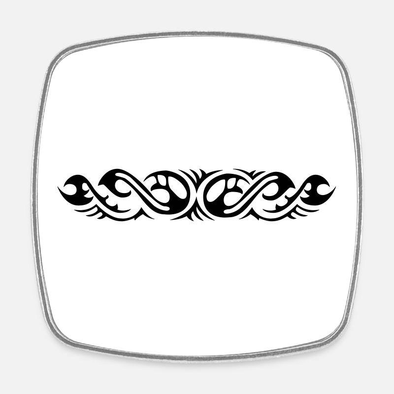 Tribal 7 par Helfspawn - Magnet carré - blanc