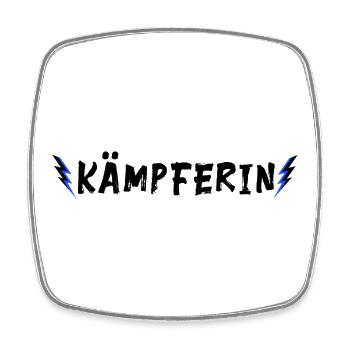 KÄMPFERIN - Du schaffst das! - Viereckiger Kühlschrankmagnet - Weiß - Vorne
