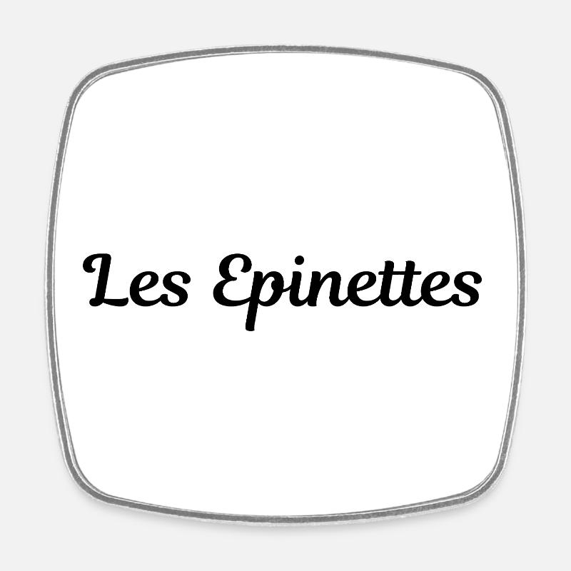 Epinettes Paris - Viereckiger Kühlschrankmagnet - Weiß