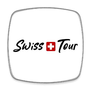 Vacances Swiss Tour Switzerland - Magnet carré - blanc - Devant