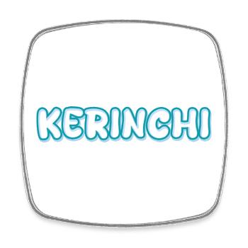 Trekking Kerinchi - Viereckiger Kühlschrankmagnet - Weiß - Vorne