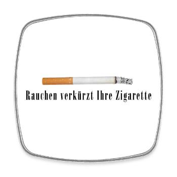 Cigarette Illustration Vintage - Magnet carré - blanc - Devant