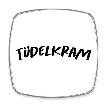 Tüdelkram - Magnet carré - blanc - Devant