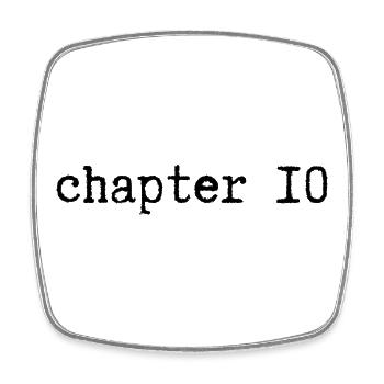 chapter 10 Birthday - Square fridge magnet - white - Front