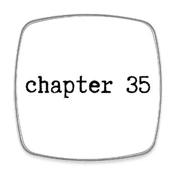 chapitre 35 : Anniversaire - Magnet carré - blanc - Devant