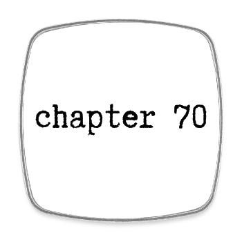 chapter 70 Birthday - Square fridge magnet - white - Front