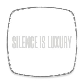 Minimalist Premium Typography Design  - Square fridge magnet - white - Front