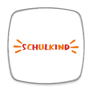 Schulkind Einschulung Erstklässler - Viereckiger Kühlschrankmagnet - Weiß - Vorne