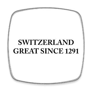Switzerland Great Since 1291 - Square fridge magnet - white - Front