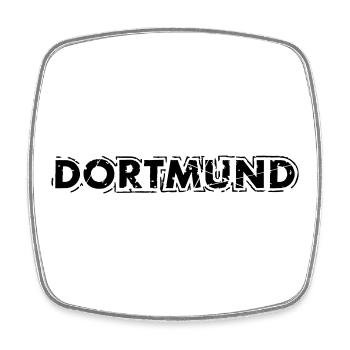 Dortmund - Viereckiger Kühlschrankmagnet - Weiß - Vorne