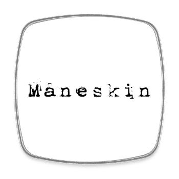 Måneskin - Magnet carré - blanc - Devant