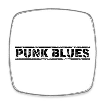 Punk Blues - Magnet carré - blanc - Devant