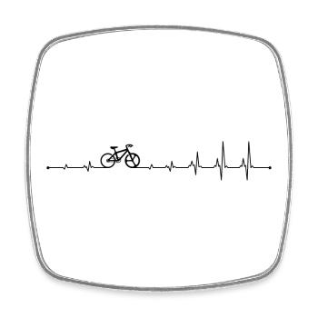 design_missing - Square fridge magnet - white - Front
