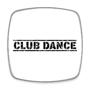 Club Dance - Viereckiger Kühlschrankmagnet - Weiß - Vorne