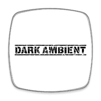 Dark Ambient - Viereckiger Kühlschrankmagnet - Weiß - Vorne