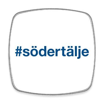 SÖDERTÄLJE Sweden Schweden - Viereckiger Kühlschrankmagnet - Weiß - Vorne