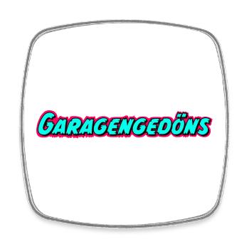 Garagengedöns - Viereckiger Kühlschrankmagnet - Weiß - Vorne