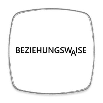 Beziehungswaise Single Sprueche - Viereckiger Kühlschrankmagnet - Weiß - Vorne